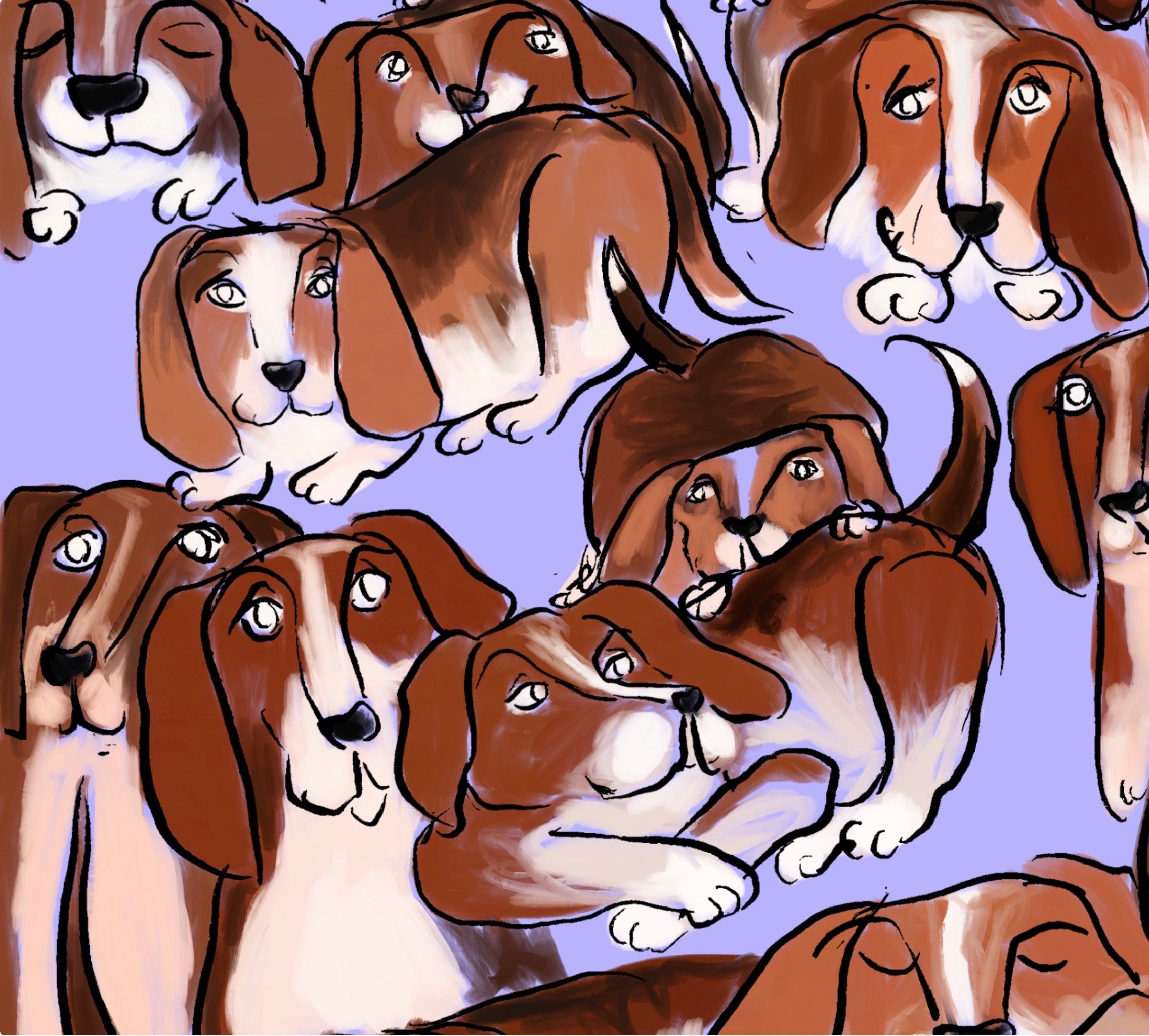 FREE Downloadable Beagle Print, Titled “22 Free”
