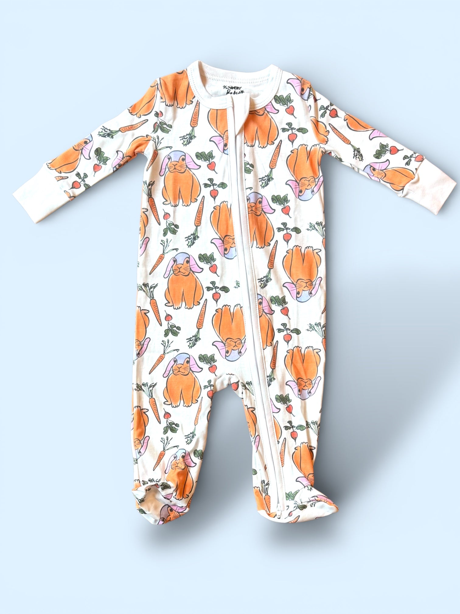 Bunnies Zippered Onesie