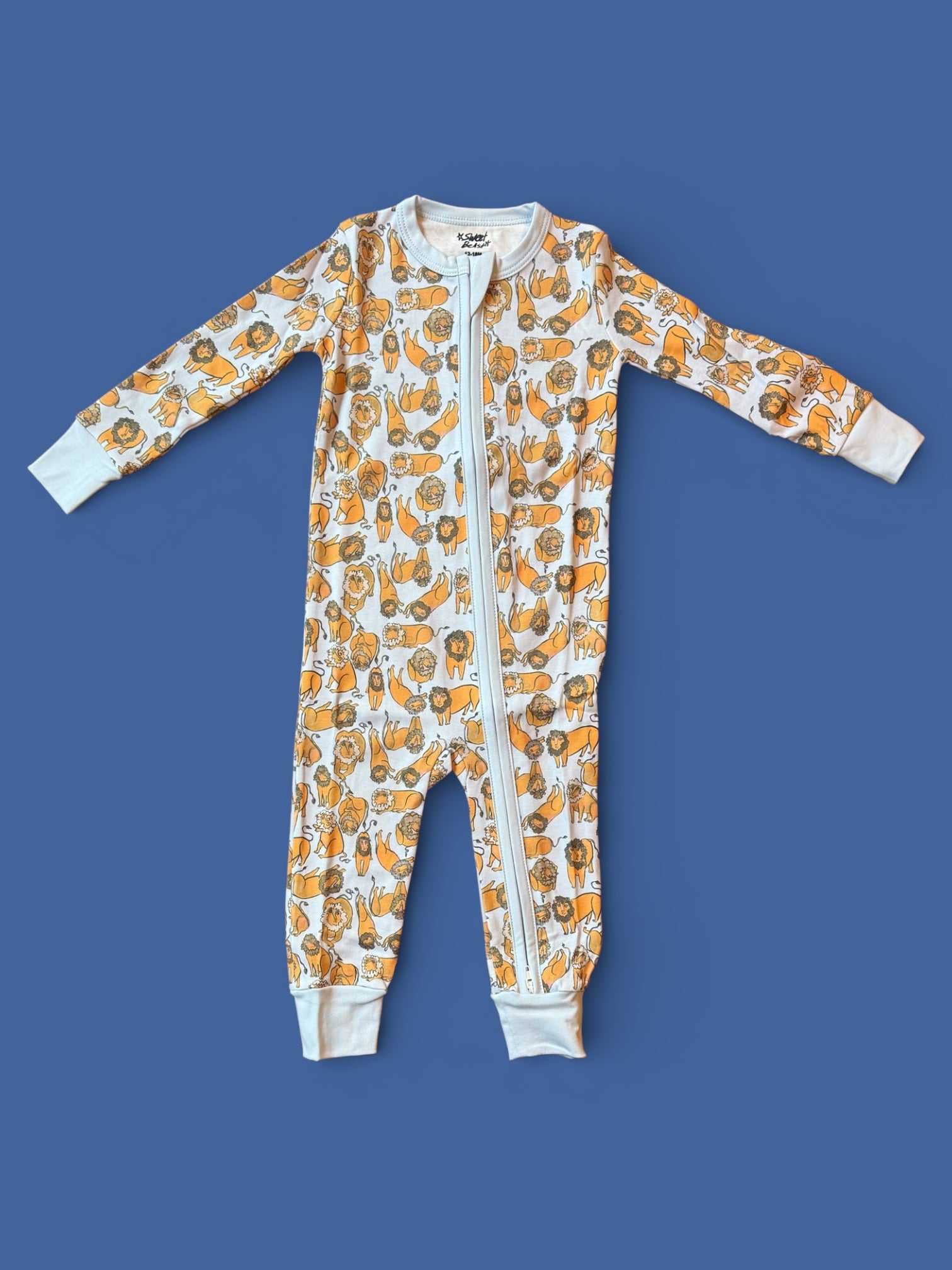 Lions Zippered Onesie