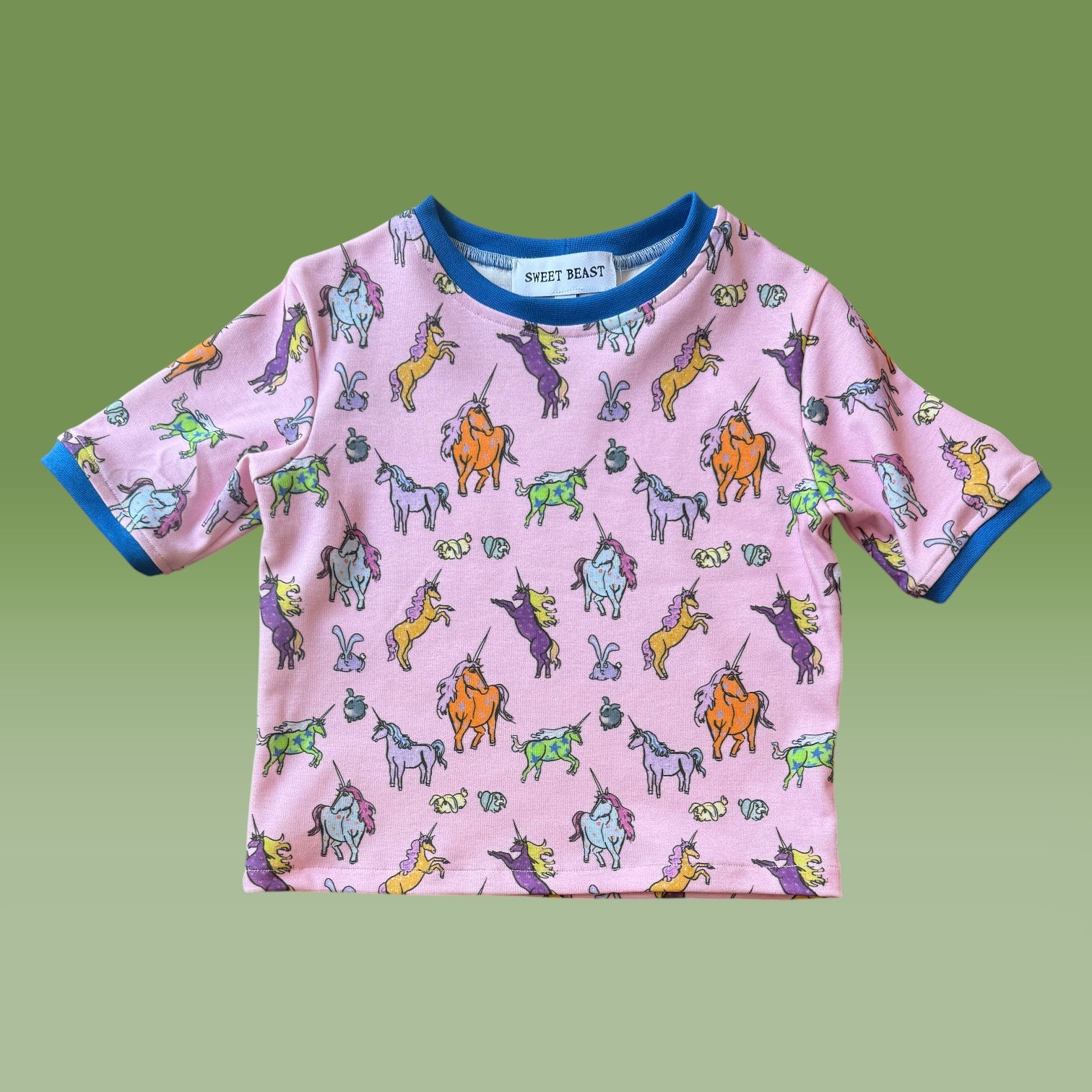 Unicorns Are Real Organic Cotton Ringer Tee